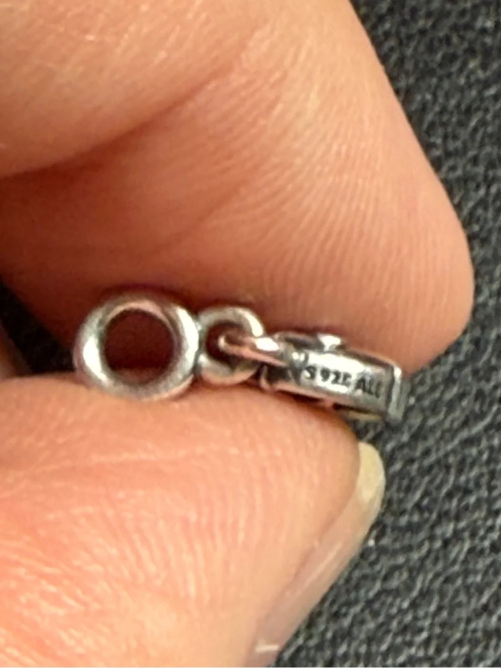 Sterling S925 PANDORA ME MINI My Compass Pandora Micro Dangle Charm 798975C01 CZ